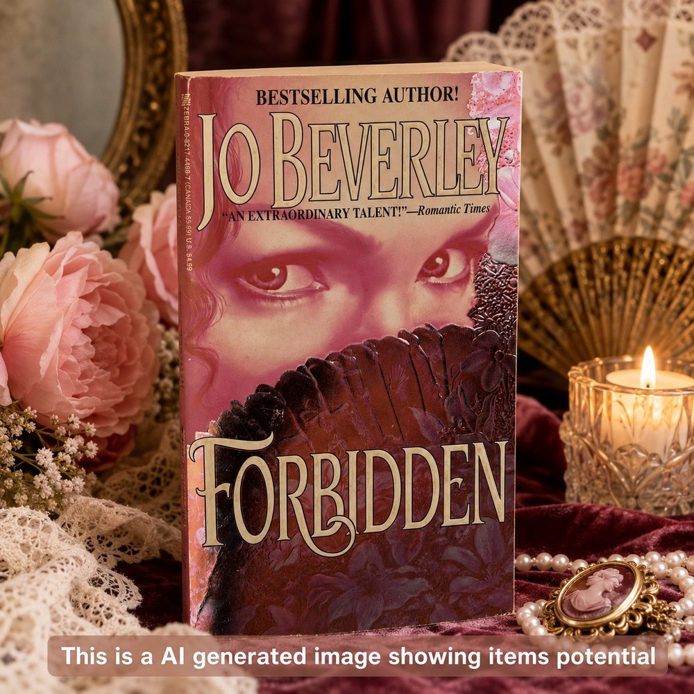 Jo Beverley Forbidden 1994 Zebra Historical Romance Paperback Gothic Scandal